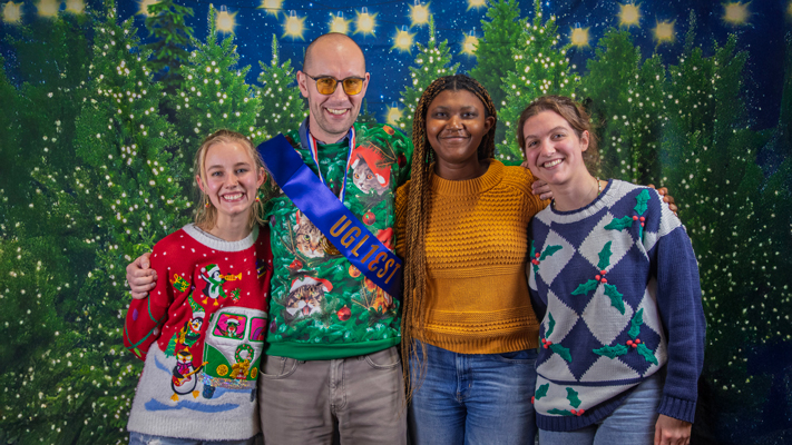 The lab at the Winter party (Winter PSL party)